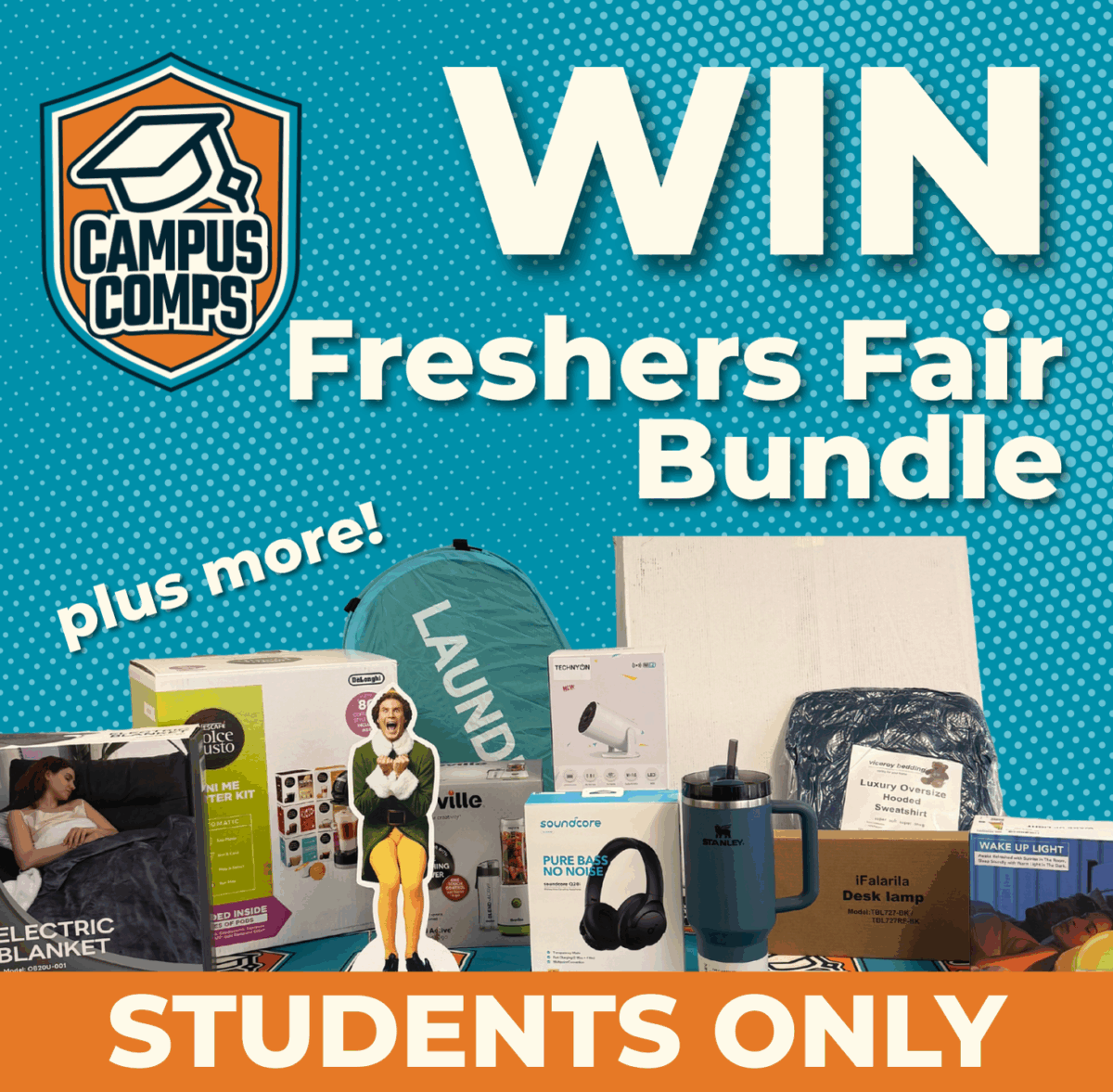 STUDENTS ONLY - Win Freshers Fair Freebie Bundle